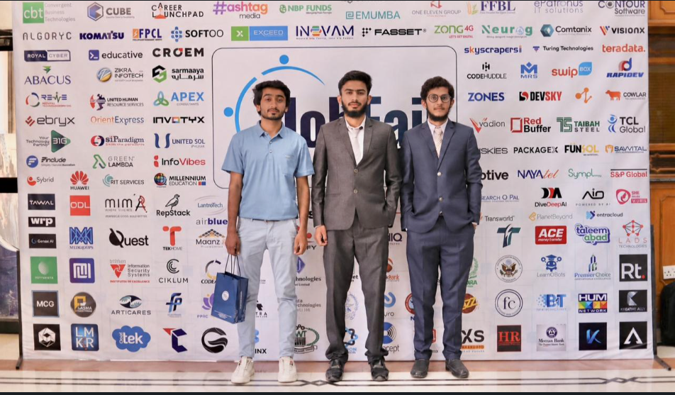 Bilal Ashiq at FAST Islamabad Job Fair