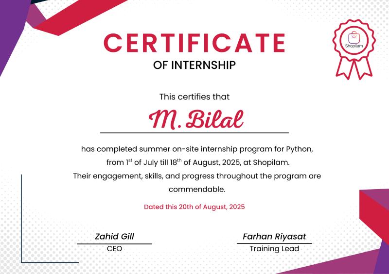 Intern at National Incubation Center