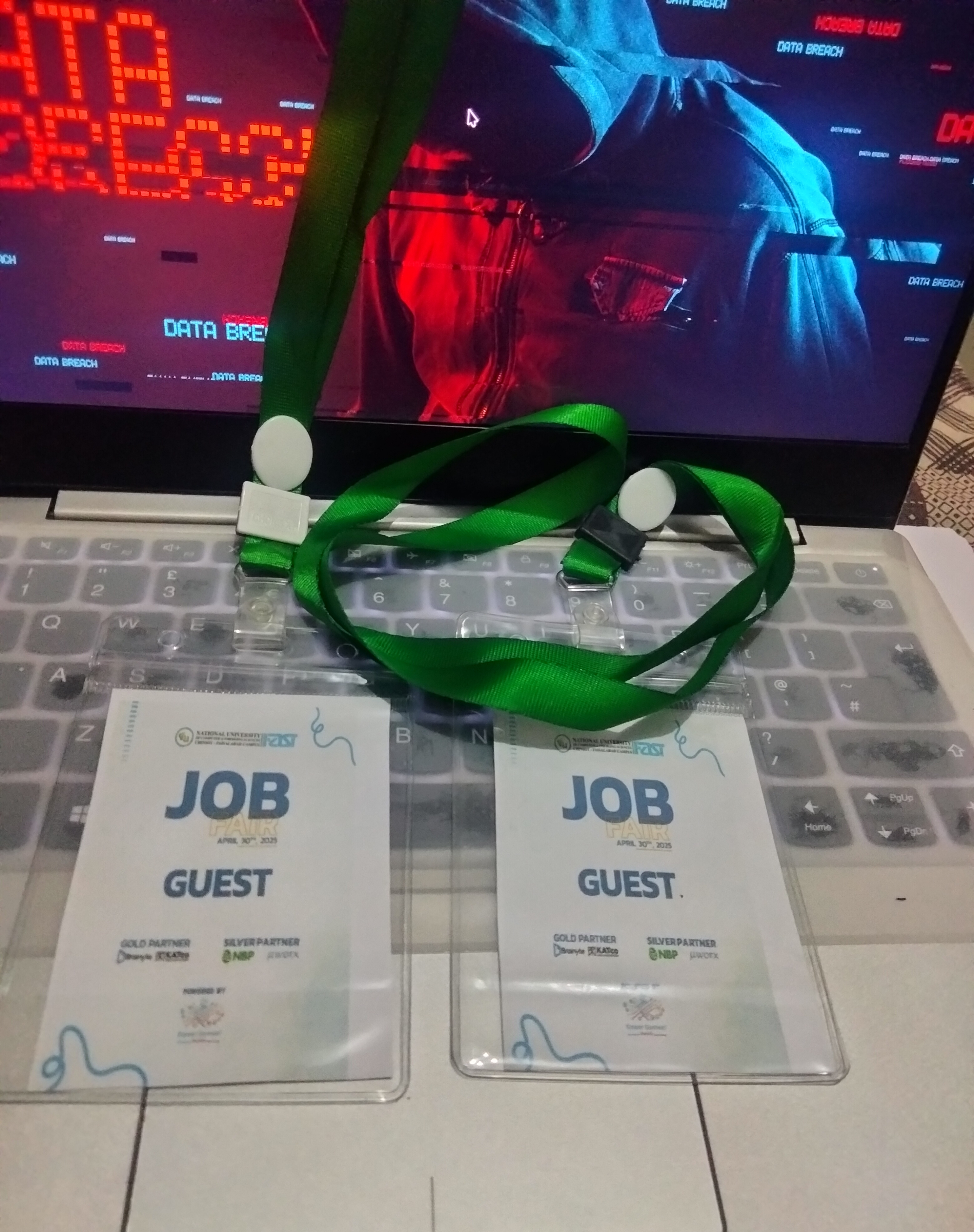 Bilal Ashiq at FAST NUCES Job Fair 2025